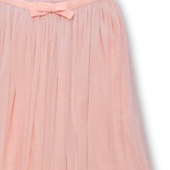 Cherokee Skirt - Girls Size 14/16 - Pretty Blush Pink Mesh A-Line Midi with Bow - Picture 1 of 7